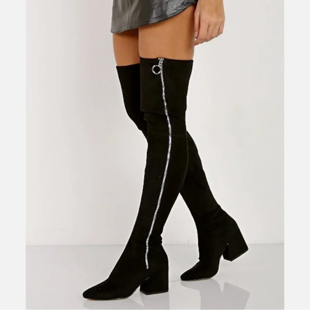 NWOB Dolce Vita Vix Suede Thigh High Boot